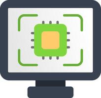 Scan Flat Icon vector