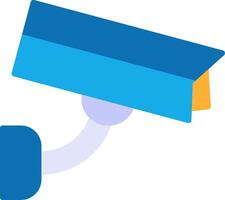 Security Camera Flat Icon vector