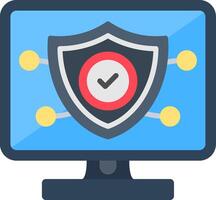 Security Flat Icon vector