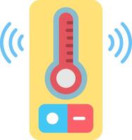 Temperature Sensor Flat Icon vector