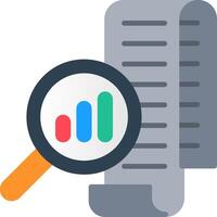 Analytics Flat Icon vector