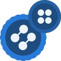 Button Flat Icon vector