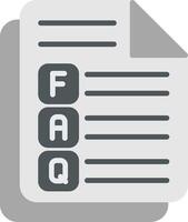 Faq Flat Icon vector