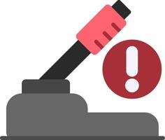 Handbrake Flat Icon vector
