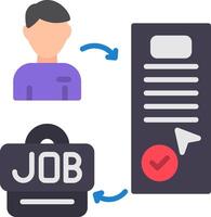 Hiring Flat Icon vector