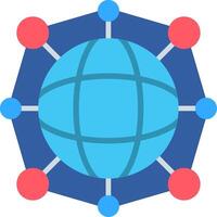 Internet Of Things Flat Icon vector