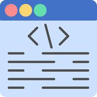 Syntax Analysis Flat Icon vector