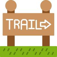 Signboard Flat Icon vector