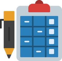 Transcript Flat Icon vector