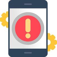 Application Settings Flat Icon vector