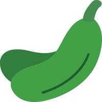 Cucumber Flat Icon vector