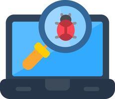Debug Flat Icon vector