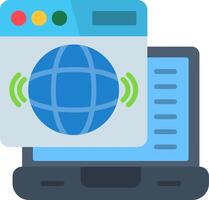 Web Flat Icon vector