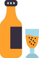 Alcohol Flat Icon vector