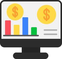 Analytics Flat Icon vector