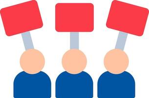 Demonstration Flat Icon vector