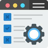 Checklist Flat Icon vector