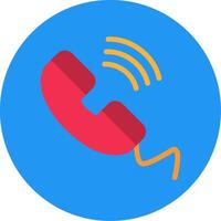 phone call Flat Icon vector