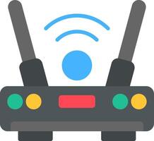 Wifi Router Flat Icon vector