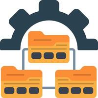Version Control Flat Icon vector