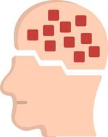 Artificial Intelligence Flat Icon vector