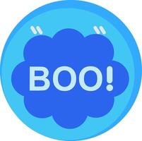 Boo Flat Icon vector