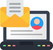 Email Flat Icon vector