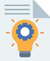 Idea Flat Icon vector