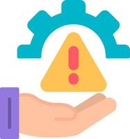 Risk Flat Icon vector