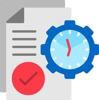 Planning Flat Icon vector