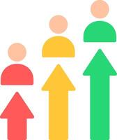 Upgrade Flat Icon vector