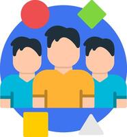 Diversity Flat Icon vector
