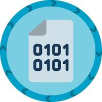 Data Flat Icon vector