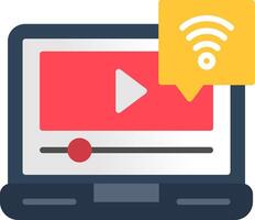 Free Wifi Flat Icon vector