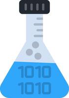Flask Flat Icon vector