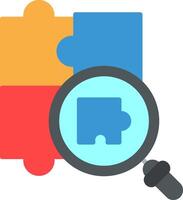 Problem Solving Flat Icon vector
