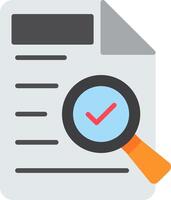 Proofing Flat Icon vector
