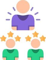 Satisfaction Flat Icon vector