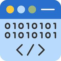 Programming Flat Icon vector
