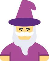 Wizard Flat Icon vector