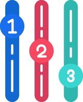 Diagram Flat Icon vector