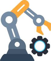 Robotic Flat Icon vector