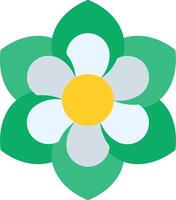 Jasmine Flat Icon vector