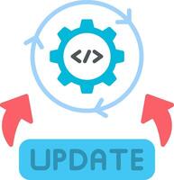 update Flat Icon vector