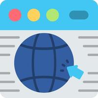 Web Flat Icon vector