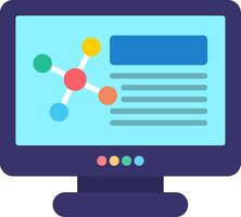 Computer Flat Icon vector
