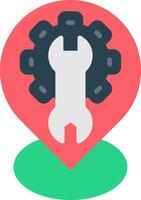 Location Pin Flat Icon vector