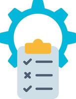 Project Status Flat Icon vector