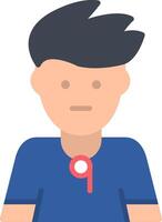 Coach Flat Icon vector