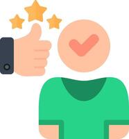 Behavior Flat Icon vector